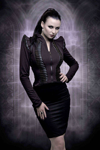 Black Shiny PVC Jacket by Tatjana Warnecke, Bondesque